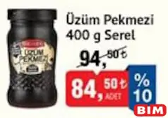 SEREL ÜZÜM PEKMEZİ 400 G SEREL ÜZÜM PEKMEZİ 400 G